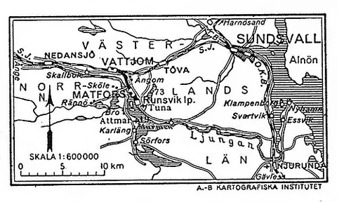 vattjom: a locality in Sundsvall municipality, Västernorrland county, Sweden
