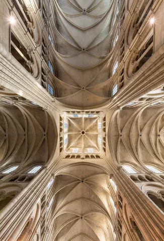 vault: an arched masonry structure supporting and forming a ceiling, whether freestanding or forming part...