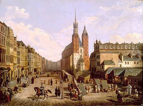 veduta: a highly detailed, usually large-scale painting of a cityscape or some other vista