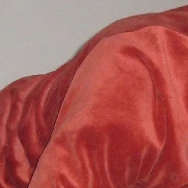 velour: a knit fabric similar to velvet, but usually somewhat coarser