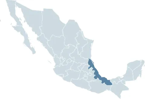 veracruz: a coastal state in southeastern Mexico