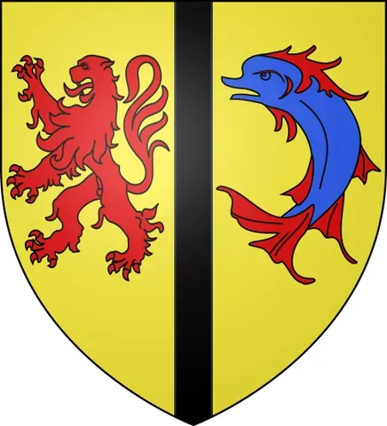 vergette: a small pale (vertical band down the middle of a shield)