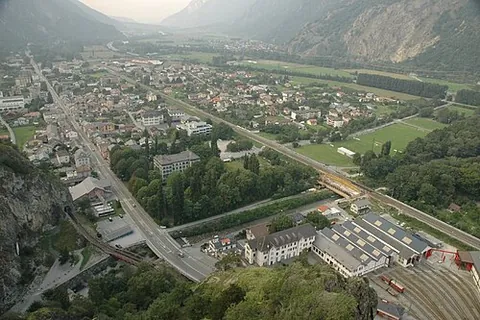 vernayaz: a municipality in Saint-Maurice district, Valais canton, Switzerland