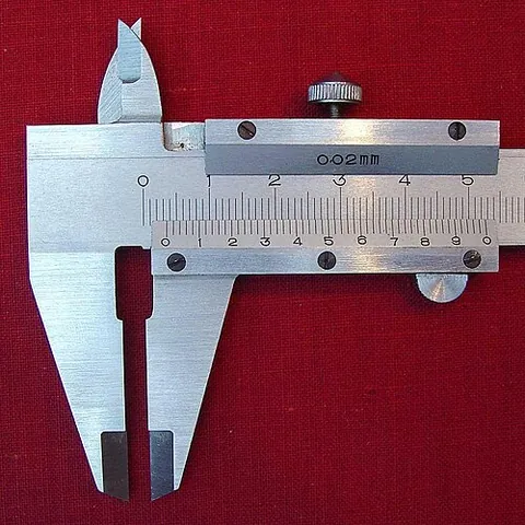 vernier caliper: a type of sliding calipers for measuring the external or internal dimensions of objects, using the...