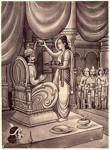 vibhishana: a king of Lanka in the legendary epic Ramayana. He was the younger brother of the Rakshasa (demon)...