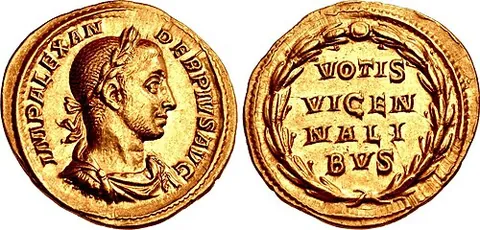 vicennalia: the festival and religious rituals celebrating a Roman emperor's 20th year of rule