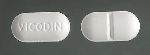 vicodin: a brand name for an analgesic combination drug containing hydrocodone and paracetamol, often used...