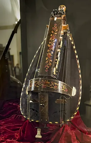 vielle: a medieval stringed instrument similar to a violin