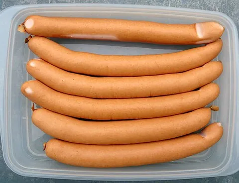 vienna sausage: a kind of smoked link sausage