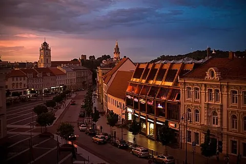 vilnius: the capital and largest city of Lithuania