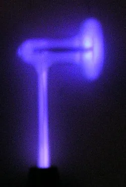 violet ray: a historical electrotherapy device (i.e. Violet Ray Generators and Wands) using Tesla coil...