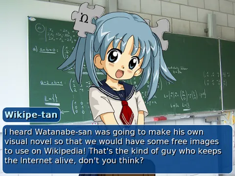 visual novel: an interactive fiction video game of a style originated in Japan, consisting primarily of narration...