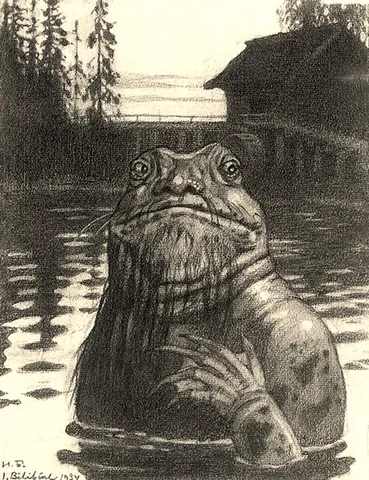 vodyanoy: a type of water sprite from Slavic mythology