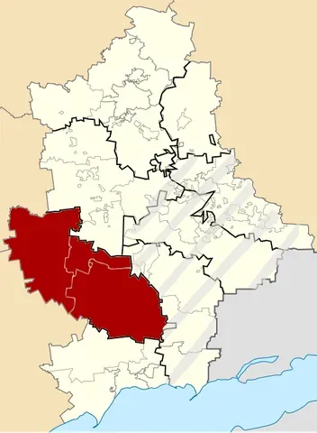 volnovakha: a city, the administrative centre of Volnovakha, Volnovakha Raion, Donetsk Oblast, Donbass, in...