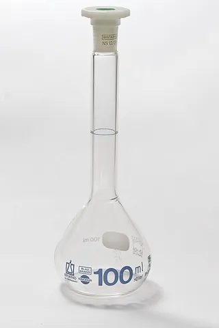 volumetric flask: a glass flask used in a laboratory for holding chemical liquids and solutions. They are similar in...