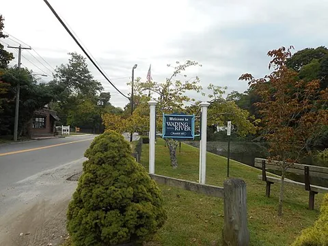 wading river: a hamlet and census-designated place mostly in the town of Riverhead, Suffolk County, New York;...