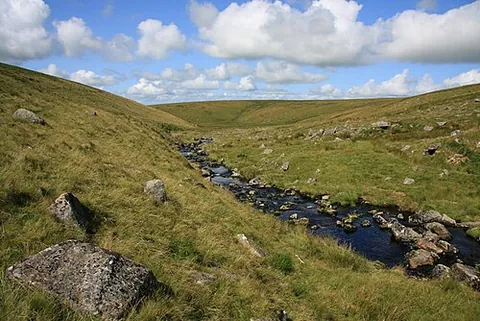 walkham: a river with its source on Dartmoor, west Devon, England, a tributary of the Tavy
