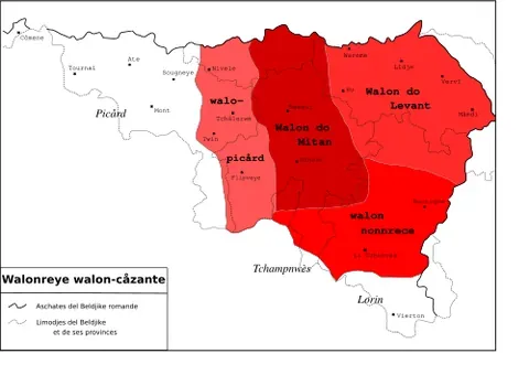 walloon: a Romance language traditionally spoken in parts of southern Belgium and a small strip of northern...