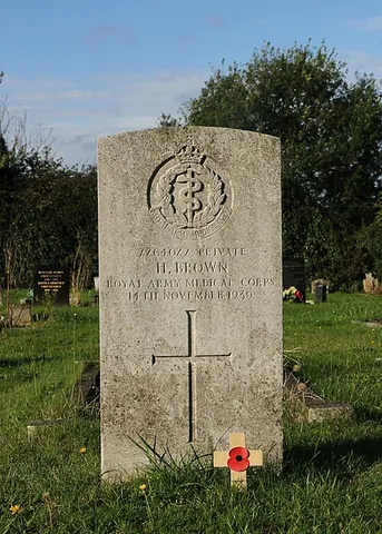 war grave: a burial place, grave(s) for individual victim(s), soldiers and/or civilians, of warfare, including...