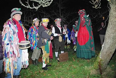wassail: a toast to health, usually on a festive occasion