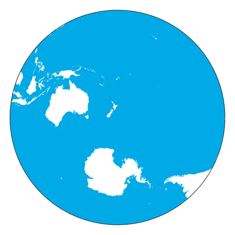 water hemisphere: the hemisphere of the Earth which is almost completely covered in water