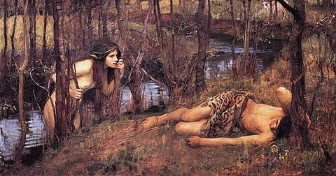 water nymph: a female spirit presiding over fountains, wells, streams, etc