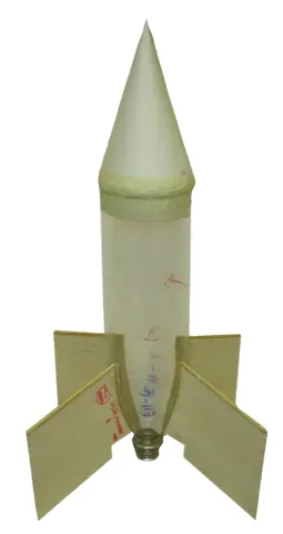 water rocket: a rocket that uses water as a propellant, which is forced out of the rocket by compressed air or...