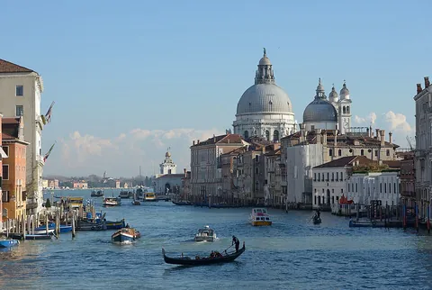 waterway: a body of water, such as a river, channel or canal, that is navigable