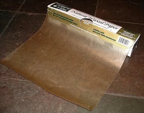 wax paper: a semitranslucent, moistureproof paper made with a waxy coating, used primarily for wrapping and...