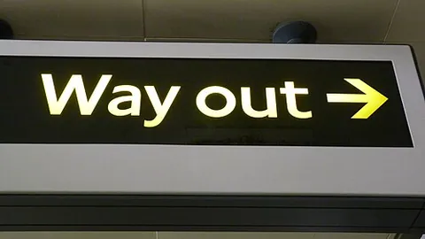 way out: a means of exit