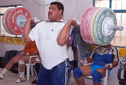 weightlifting: a form of exercise in which weights are lifted