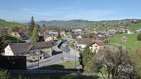 weissbad: a village in Schwende-Rüte district, Appenzell Innerrhoden canton, Switzerland, previously in Rüte...