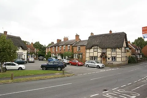 wellesbourne: a village in Wellesbourne and Walton parish, Stratford-on-Avon district, Warwickshire, England (OS...