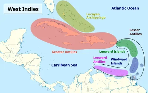 west indies: the islands of the Caribbean sea