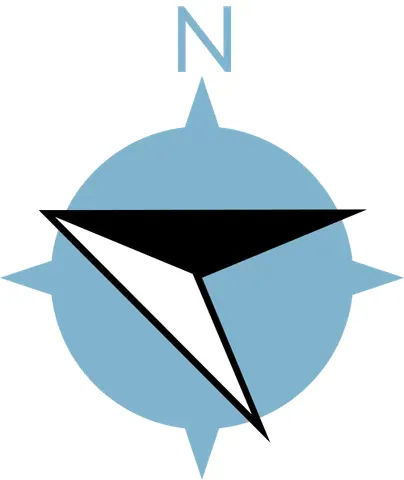 west-northwest: the compass point halfway between west and northwest; specifically at a bearing of 292.5°