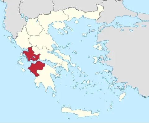 western greece: an administrative region of Peloponnese, Western Greece and the Ionian, Greece