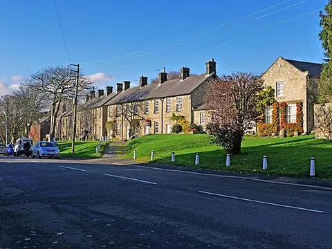 whalton: a village and civil parish south-west of Morpeth, Northumberland, England (OS grid ref NZ1381)