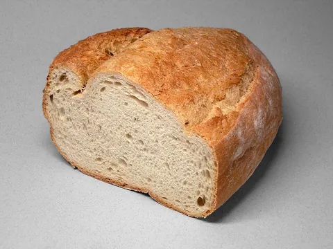 white bread: bread made from white flour