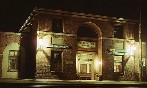 white river junction: a census-designated place and historic district in the town of Hartford, Windsor County, Vermont,...