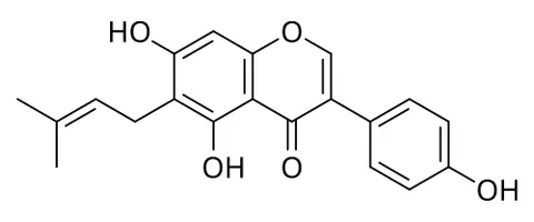 wighteone: an isoflavone extracted from hedgeapple, Maclura pomifera