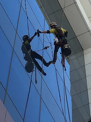 window cleaner: a person whose job is to clean windows