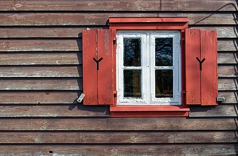windowpane: a piece of glass filling a window or a section of a window