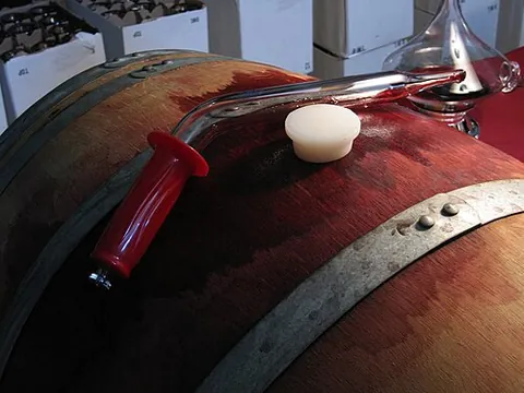 wine thief: a pipette used to remove small amounts of wine from a cask in order to taste or test it