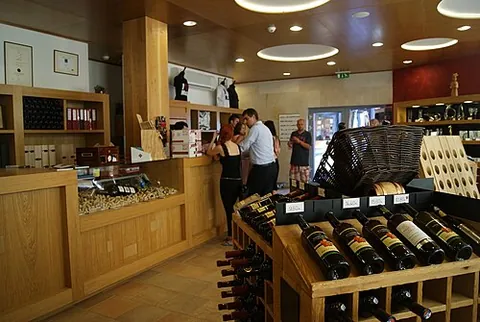 wineshop: a shop selling wine