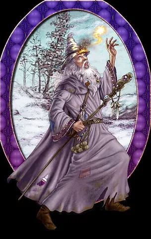 wizard: someone, usually male, who uses (or has skill with) magic, mystic items, and magical and mystical...