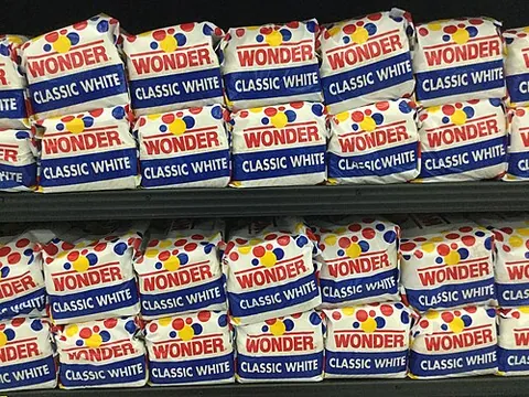 wonderbread: synonym of white bread (“the food”)