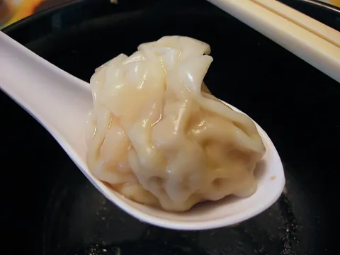 wonton: a Chinese dumpling, often stuffed with varieties of meat or seafood and vegetables