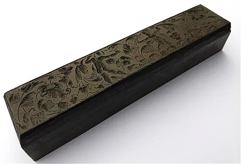 woodcut: an engraved block of wood, especially one used as a printing form
