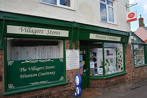 wootton courtenay: a village and civil parish in Somerset, England, previously in Somerset West and Taunton district...