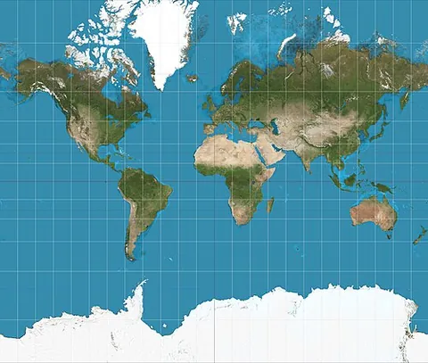 world map: a map of a world; a cartographic representation, a projection done to scale, representative of a...